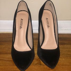 Never Worn Black Stilettos 7.5